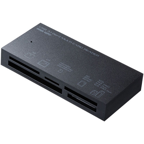 サンワサプライ USB3.1 マルチカードリーダー ブラック ADR-3ML50BK 1個