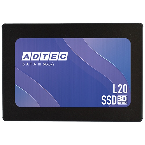 アドテック 3D NAND 内蔵SSD 2.5インチ SATA 1TB AD-L20DS25I-1TB 1枚