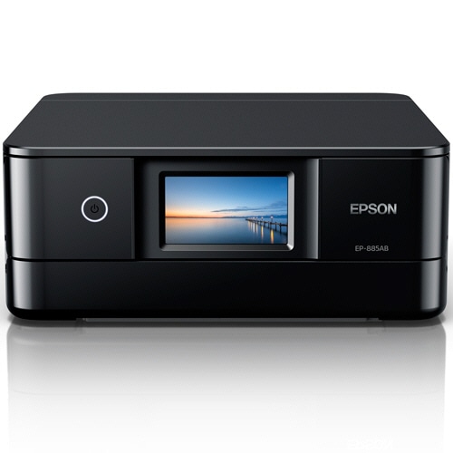 エプソン Colorio カラーインクジェット複合機 A4 ブラック EP-885AB 1台
