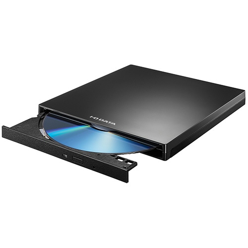 アイオーデータ Type-C対応 保存ソフト付きポータブルDVDドライブ ブラック DVRP-UC8K 1台