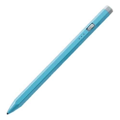 エレコム 充電式アクティブタッチペン/汎用/六角軸 ブルー P-TPACSTEN01BU 1本