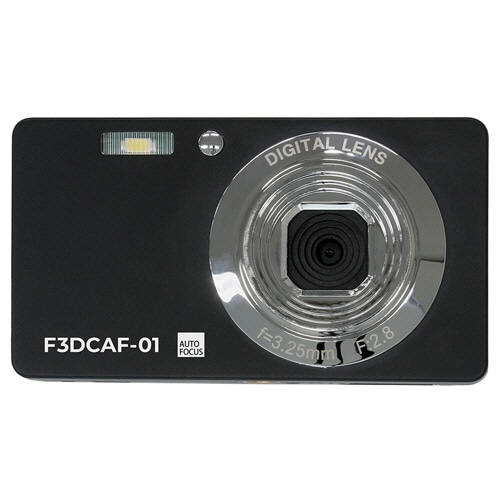 フィールドスリー コンパクトデジタルカメラ ブラック F3DCAF-01 1台