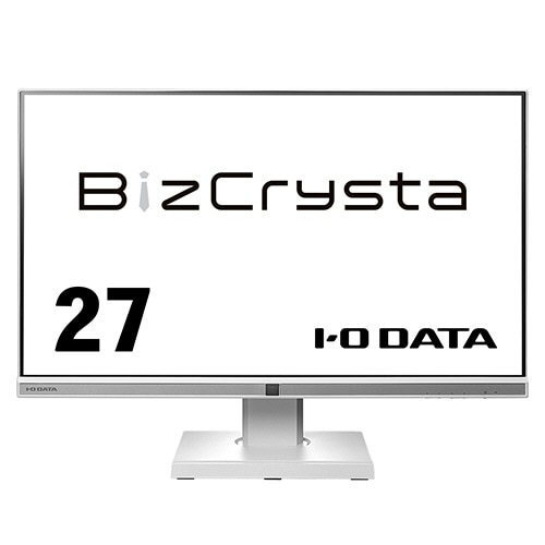 アイオーデータ BizCrysta Type-C搭載&フリースタイルスタンド 27型ワイド液晶ディスプレイ ホワイト 5年保証 LCD-BCQ271DW-F 1