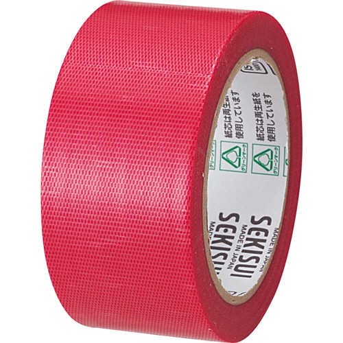 積水化学工業　透明クロステープ　Ｎｏ．７８１　５０ｍｍ×２５ｍ　赤　Ｎ７８ＳＲ０３　１セット（９０巻）
