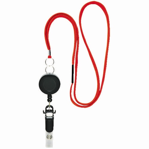 ソニック リール式吊り下げひも 赤 NF-569-R 1セット(5本)