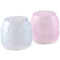 TANOSEE カラー指サック M ピンク3個・ブルー2個 1セット(10パック)