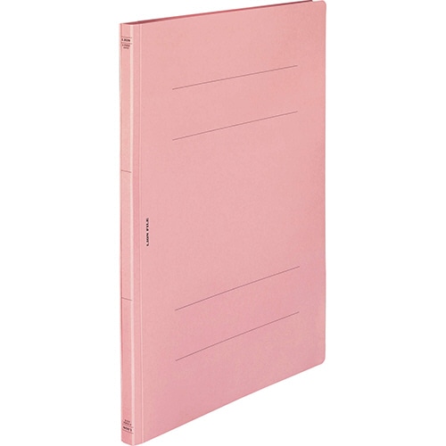 ライオン事務器 フラットファイル(環境) 樹脂押え具 A3タテ 150枚収容 背幅18mm ピンク A-596KA3S 1セット(10冊)