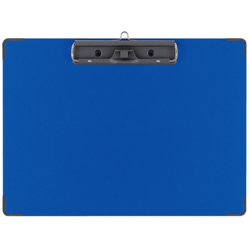 コクヨ 用箋挟B(クロス貼り) カラー A4ヨコ 青 ヨハ-C23B 1セット(10枚)