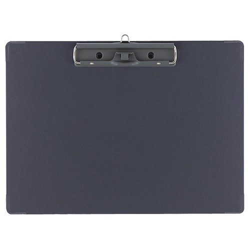 コクヨ 用箋挟B(クロス貼り) カラー A4ヨコ ダークグレー ヨハ-C23DM 1セット(10枚)