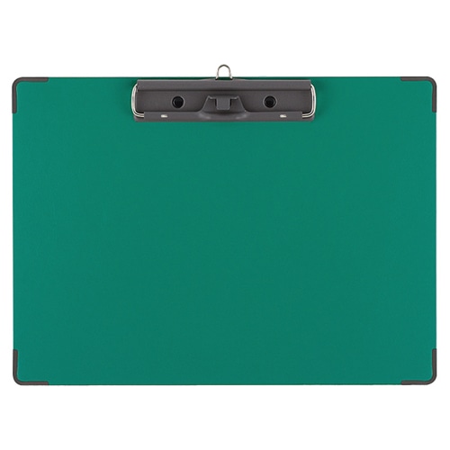 コクヨ 用箋挟B(クロス貼り) カラー A4ヨコ 緑 ヨハ-C23G 1セット(10枚)