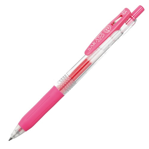 ゼブラ ジェルボールペン サラサクリップ 0.5mm ピンク JJ15-P 1セット(10本)