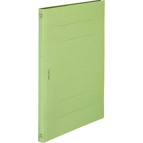 ライオン事務器 フラットファイル(環境) 樹脂押え具 B4タテ 150枚収容 背幅18mm 緑 A-509KB4S 1セット(10冊)