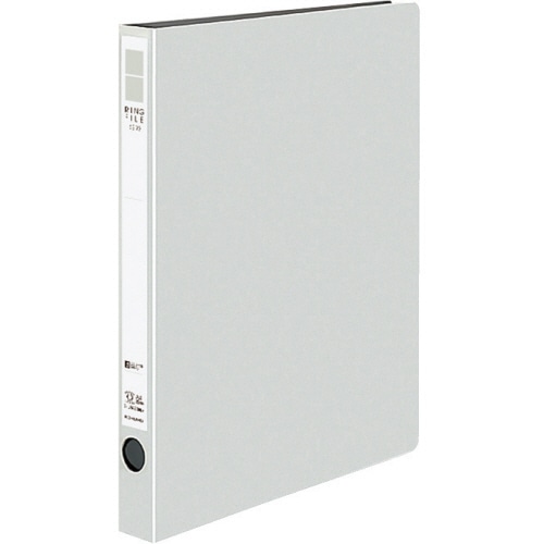 コクヨ　リングファイル（ＥＲ・ＰＰ表紙）　Ａ４タテ　２穴　１７０枚収容　リング内径２２ｍｍ　背幅２９ｍｍ　ライトグレー　フ－ＵＲ４２０ＮＬＭ　１セット（１０冊）
