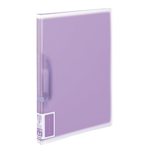 コクヨ レバーファイル(コロレー) A4タテ 120枚収容 背幅21mm パープル F-VFF107V 1セット(6冊)