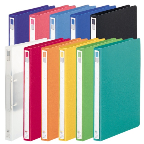 リヒトラブ リングファイル(カドロック&ツイストリング) A4タテ 2穴 150枚収容 背幅27mm 桃 F-867U-12 1セット(10冊)