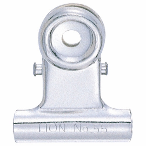 ライオン事務器 蛇の目クリップ 豆 口幅20mm No.55 1セット(100個:10個×10箱)