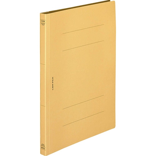 ライオン事務器 フラットファイル(環境) 樹脂押え具 A4タテ 150枚収容 背幅18mm A-515A4S 1セット(10冊)