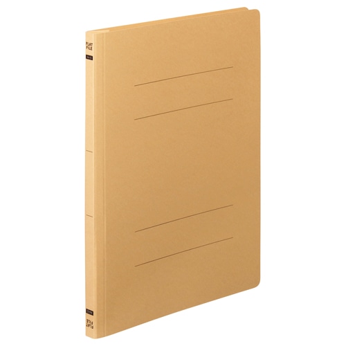 TANOSEE フラットファイルE(エコノミー) A4タテ 150枚収容 背幅18mm イエロー 1セット(200冊:10冊×20パック)