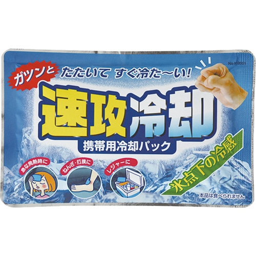 紀陽除虫菊 携帯用冷却パック 速攻冷却 1セット(10個)