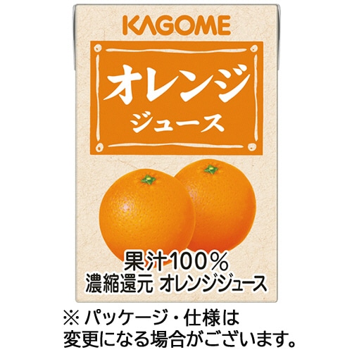 カゴメ オレンジジュース 業務用 100mL 紙パック 1ケース(36本)