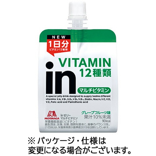 森永製菓 inゼリー マルチビタミン 180g 1セット(36パック)