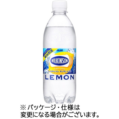 アサヒ飲料 ウィルキンソン タンサン レモン 500mL ペットボトル 1セット(48本:24本×2ケース)