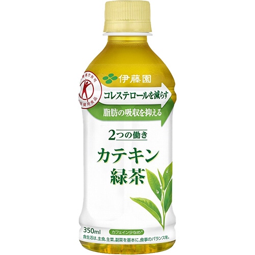 伊藤園 2つの働き カテキン緑茶 350ml ペットボトル 1ケース(24本)