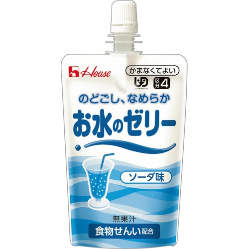 ハウス食品 お水のゼリー ソーダ味 120g 1セット(8パック)