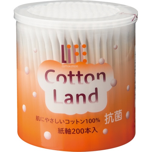 平和メディク ライフ コットンランド綿棒 1セット(2000本:200本×10個)