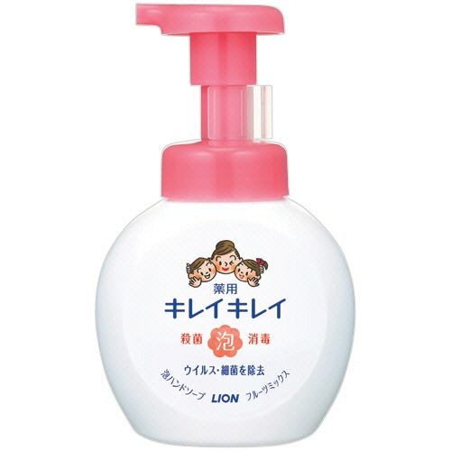 ライオン キレイキレイ 薬用 泡ハンドソープ フルーツミックスの香り 本体 250ml 1セット(20個)