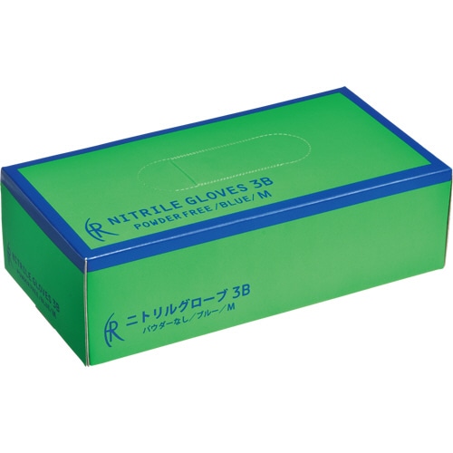 ファーストレイト ニトリルグローブ3B パウダーフリー M FR-5662 1セット(2000枚:200枚×10箱)