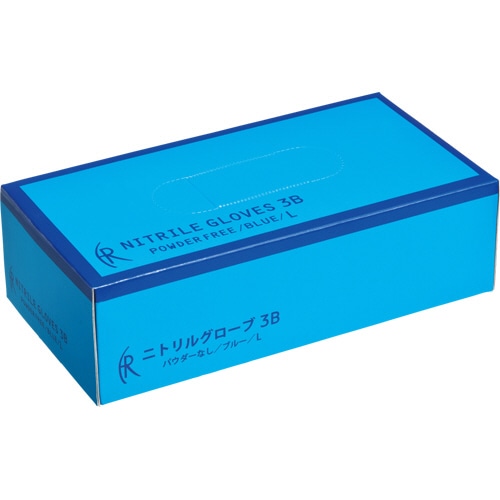 ファーストレイト ニトリルグローブ3B パウダーフリー L FR-5663 1セット(2000枚:200枚×10箱)