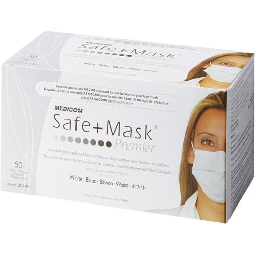 メディコム・ジャパン セーフマスクプレミア ホワイト 2014M 1セット(500枚:50枚×10パック)
