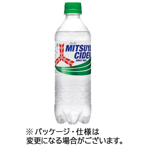 アサヒ飲料 三ツ矢サイダー 500mL ペットボトル 1ケース(24本)