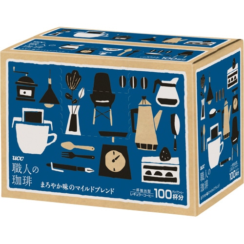 UCC 職人の珈琲 ドリップコーヒー まろやか味のマイルドブレンド 7g 1セット(200袋:100袋×2箱)