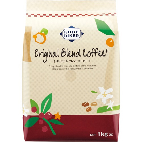 コウベ ダイナー レギュラーコーヒー ブレンド 1000g(粉)/袋 1セット(3袋)