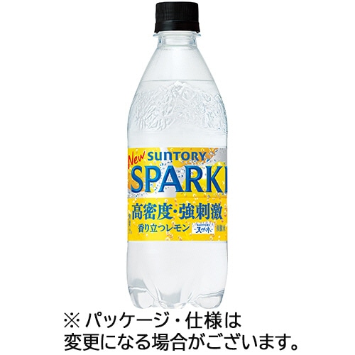 サントリー 天然水SPARKLINGレモン 500mL ペットボトル 1ケース(24本)