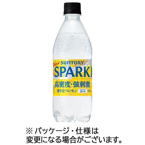 サントリー 天然水SPARKLINGレモン 500mL ペットボトル 1セット(48本:24本×2ケース)