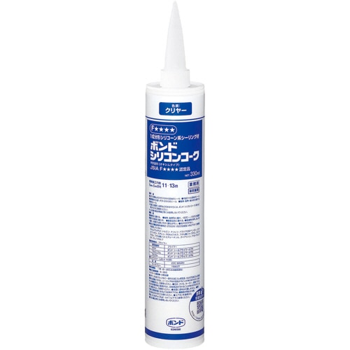 コニシ ボンド シリコンコーク クリヤー 330ml/本 #55378 1セット(10本)