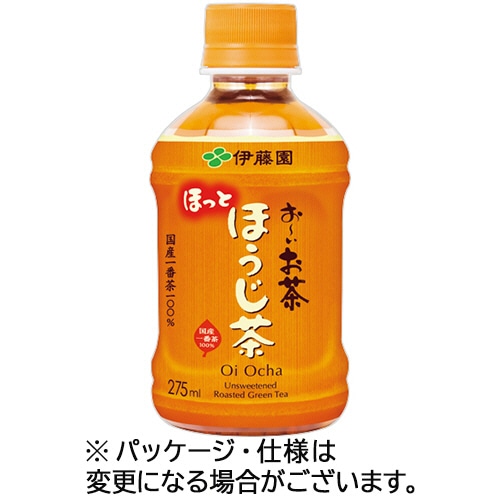 伊藤園 おーいお茶 ほうじ茶 電子レンジ対応 275mL ペットボトル 1ケース(24本)