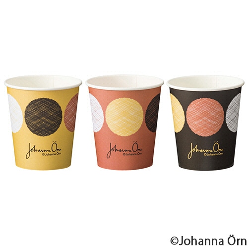 TANOSEE 紙コップ Dotty(ドッティ) 150mL(5オンス) 1セット(400個:80個×5パック)