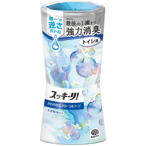 アース製薬 トイレのスッキーリ! フローラルソープ 400mL 1セット(3個)