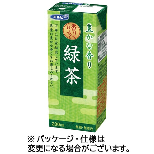エルビー 緑茶 200ml 紙パック 1ケース(30本)