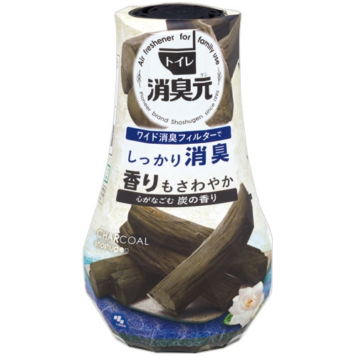 小林製薬 トイレの消臭元 心がなごむ炭の香り 400mL 1セット(3個)