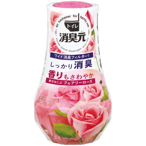 小林製薬 トイレの消臭元 幸せはこぶフェアリーローズ 400mL 1セット(3個)