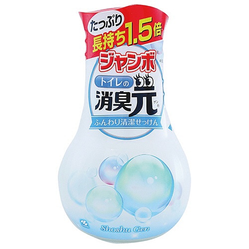 小林製薬 トイレの消臭元ジャンボ ふんわり清潔せっけん 600ml/個 1セット(3個)