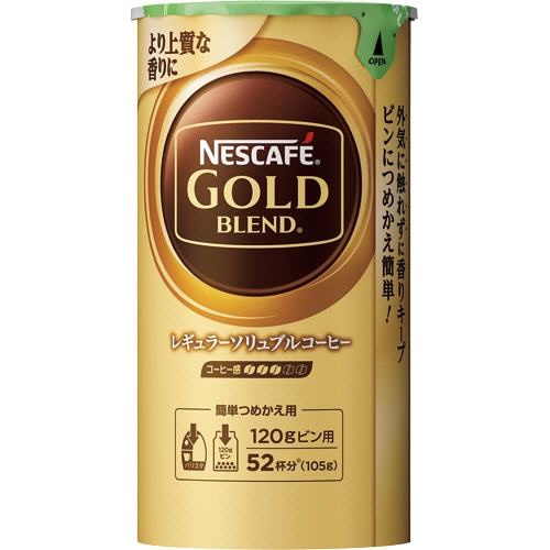 ネスレ ネスカフェ ゴールドブレンド エコ&システムパック 詰替用 105g 1セット(12本)