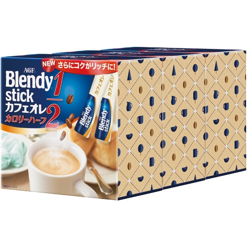 味の素AGF ブレンディ スティック カフェオレ カロリーハーフ 6.5g 1セット(270本:90本×3箱)