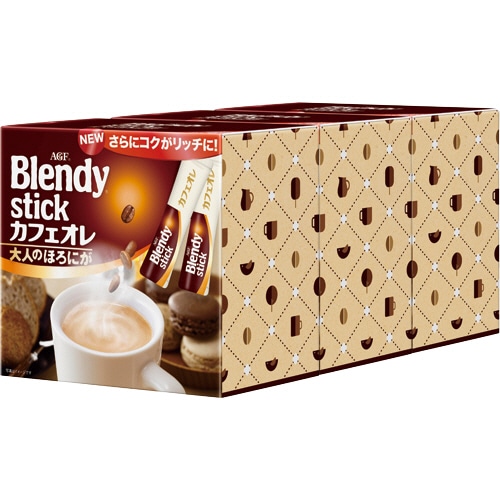 味の素AGF ブレンディ スティック カフェオレ 大人のほろにが 10g 1セット(270本:90本×3箱)