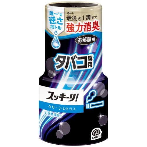 アース製薬 お部屋のスッキーリ! タバコ用 クリーンシトラス 400mL 1セット(3個)